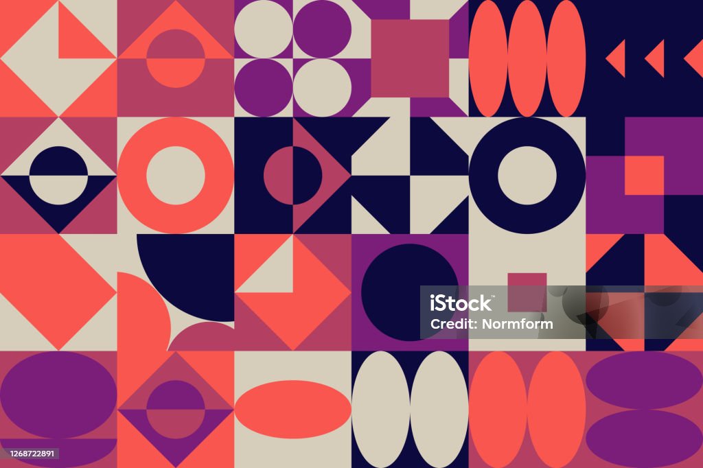 Pattern Deconstructed Deconstructed Abstract Vector Pattern Design Stock Illustration ...