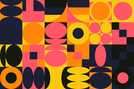 Pattern Deconstructed Deconstructed Abstract Vector Pattern Design Stock Illustration ...