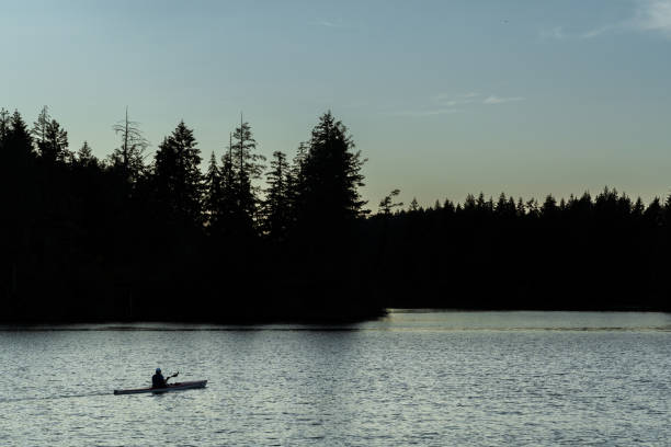 istock Kayaking After Sunset On Puget Sound Washington State 1268726525