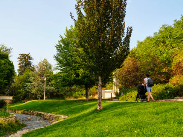 Memory Grove park and memorial in Salt Lake City, Utah.