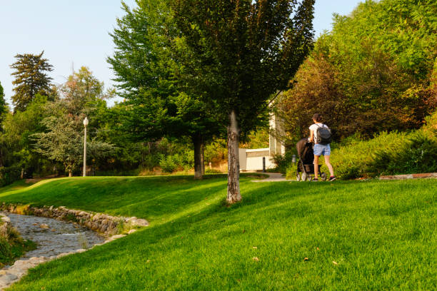 Memory Grove park and memorial in Salt Lake City, Utah.