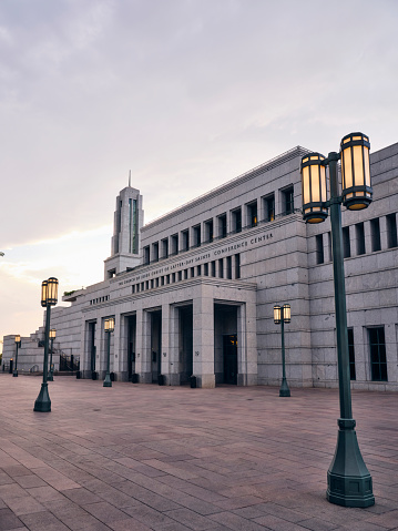 The church convention center in Salt Lake City, Utah.