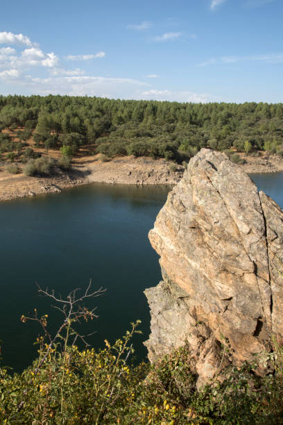 istock Viewpoint and Rock at Lozoya River; Buitrago; Madrid 1268746593