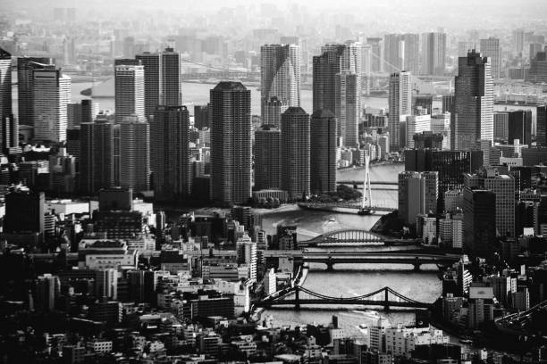 istock Big city view - Tokyo, Japan 1268777439