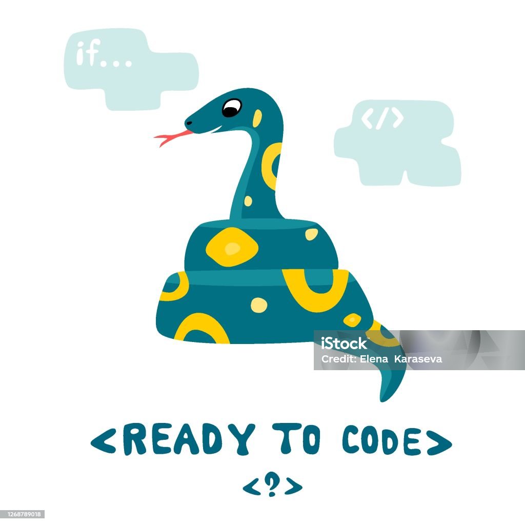Python Code Language Sign Programming Coding And Developing Concept ...
