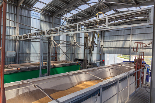 Grain Sampling Machine Grain Sampling Process View Of A Station For Automatic Sampling Of ...