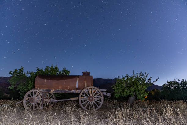 istock Twinkling Stars shining in the rural sky. 1268801215