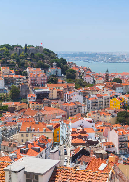 istock Lisbon view at sunny summer day, Portugal. Vertical 1268821869