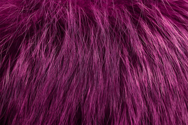 istock Pink fur as background. Close up 1268850670