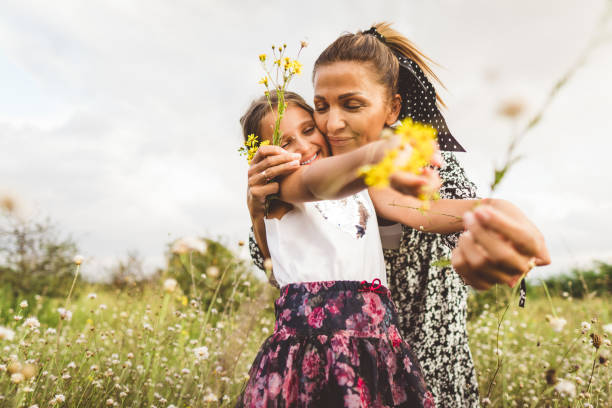 istock Happy young mother with her daughter 1268882081
