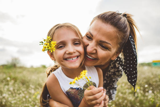 istock Happy young mother with her daughter 1268882120