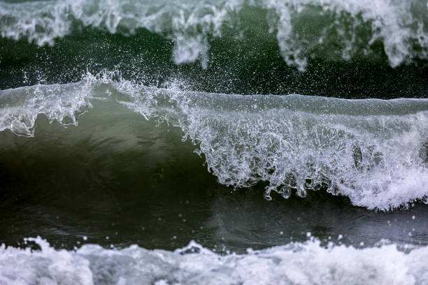 Free Stock Photo of Foamy ocean waves meeting sandy beach | Download ...