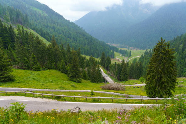 istock Landscape along the road to Manghen pass 1268894517