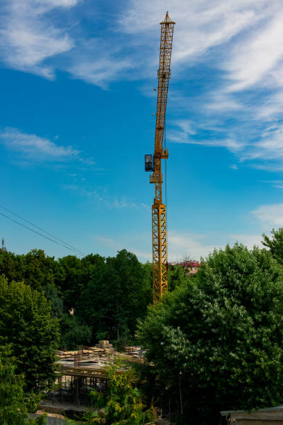 istock construction crane landmark object vertical picture in clear weather summer day time 1268903277