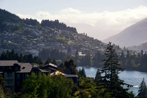 istock Houses on hill in Queenstown 1268903474