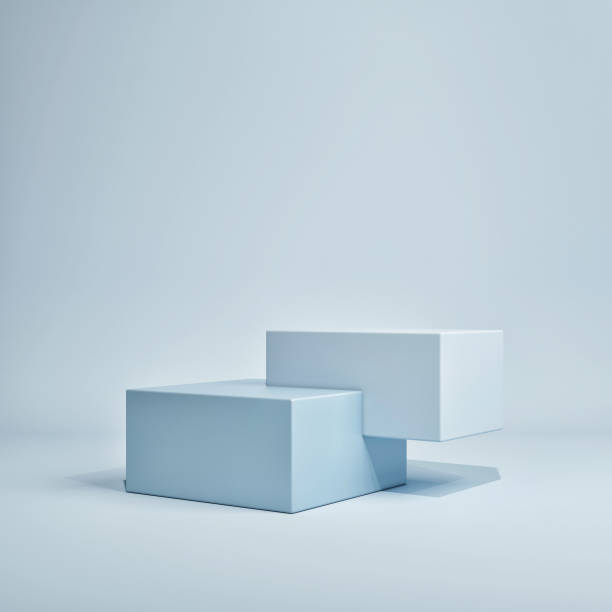 istock Mock up podium, exhibition room for product presentation, 1268905320