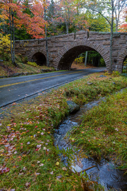 istock Carriage Road Bridge, Acadia Natinal Park, Maine 1268907940