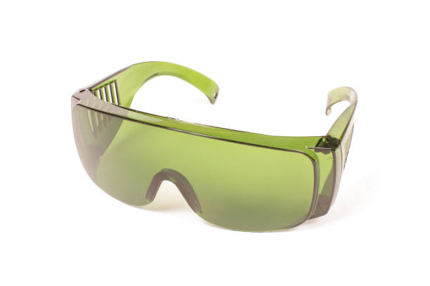 istock Safety glasses for laser beam protection isolated 1268916414