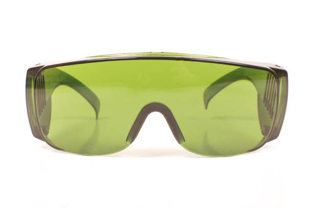 istock Safety glasses for laser beam protection isolated 1268916419