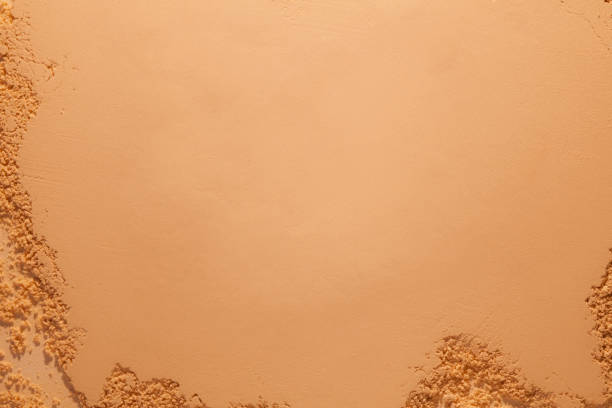 istock Smudged chocolate beige pink cosmetic make-up gradient texture palette creamy matte concealer foundation CC or BB-cream powder 1268916683
