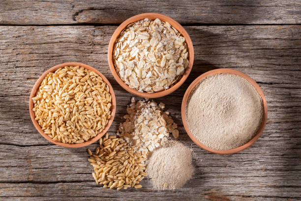 istock oat grains, flakes and flour 1268921887