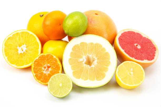 istock cut pieces of different citrus fruits on white background 1268928258