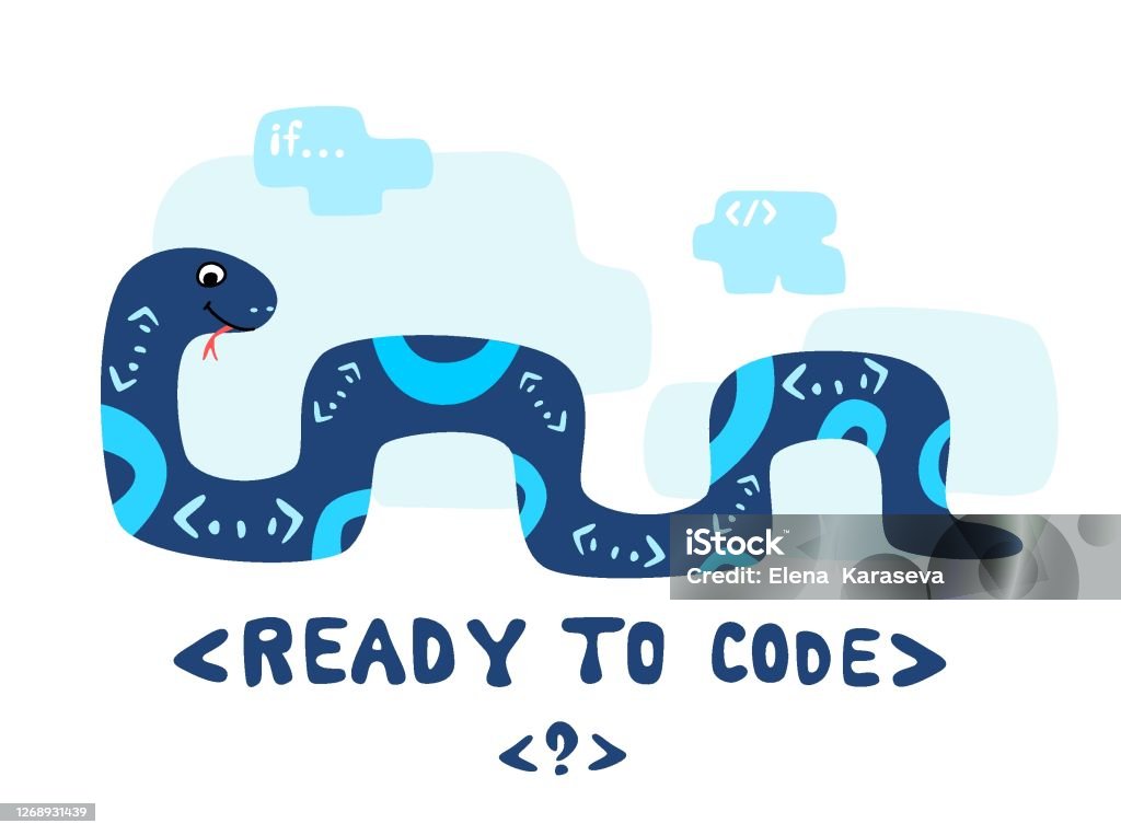 Python Code Language Sign Programming Coding And Developing Concept ...