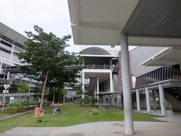 istock Landscape in front of Malaysian railway station 1268950971
