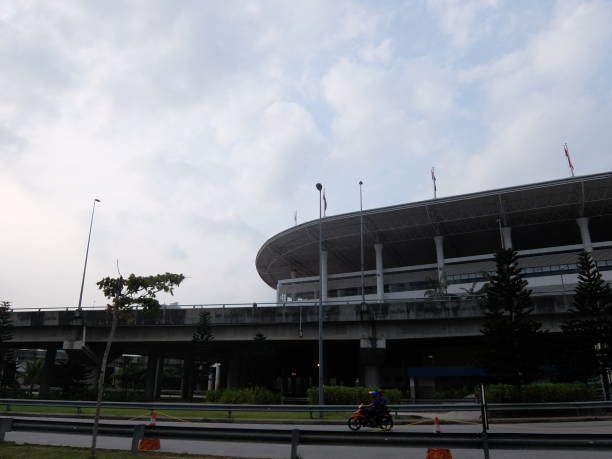 istock Landscape in front of Malaysian railway station 1268951490