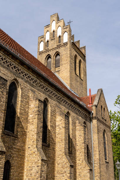 istock Evangelical village church Marzahn in Berlin 1268976463
