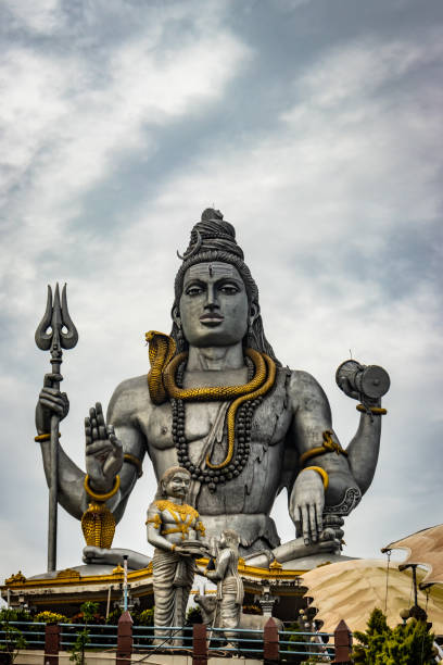 istock shiva statue isolated at murdeshwar temple close up shots from low angle 1268991933