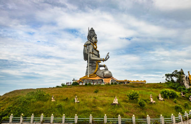 istock shiva statue isolated at murdeshwar temple close up shots from unique angle 1268992000