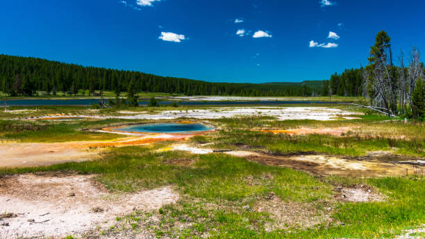 istock Firehole Lake Drive, Yellowstone National Park 1268994611