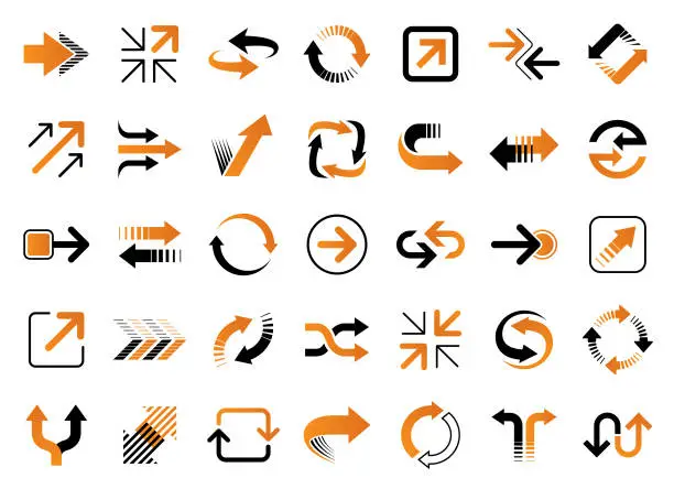 Vector illustration of Arrows