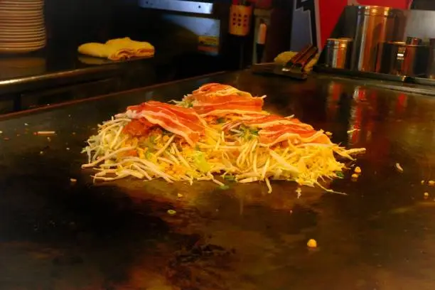 Photo of Hiroshima style Okonomiyaki