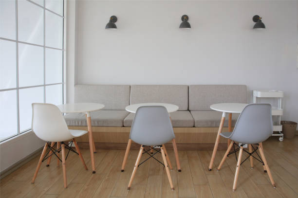 istock Interior model meeting desk, Interior design Dinning or meeting area space with table 1269027261