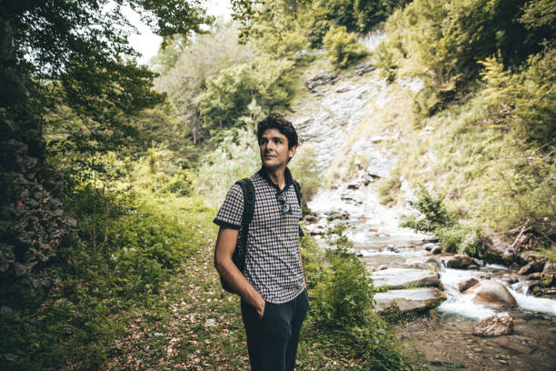 istock Young Adult Man using phone in Limone Piemonte 1269033492