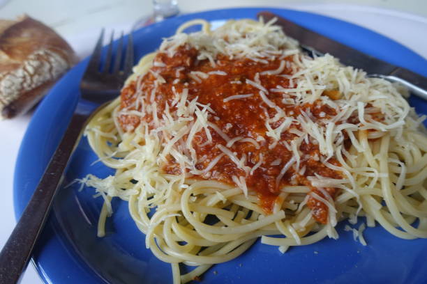 istock Spaghetti with bolognese sauce 1269037677