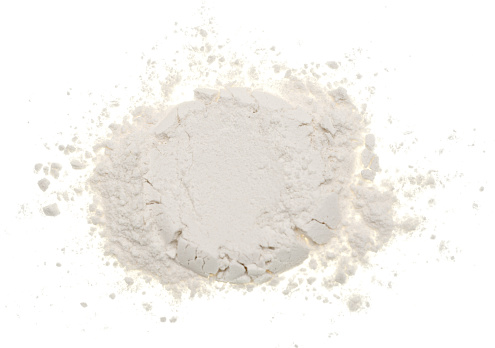 Flour isolated on white background