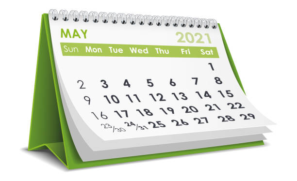 Calendar2021(mod03) vector art illustration