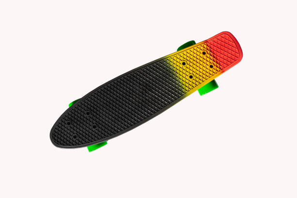 istock kids skateboard on a white background 1269063412