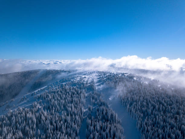 Beautiful winter mountain landscape