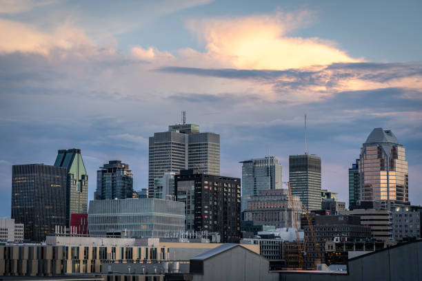 istock Montreal cityscape during sunset. 1269086340
