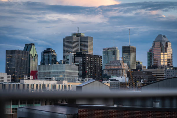 istock Montreal cityscape during sunset. 1269086364