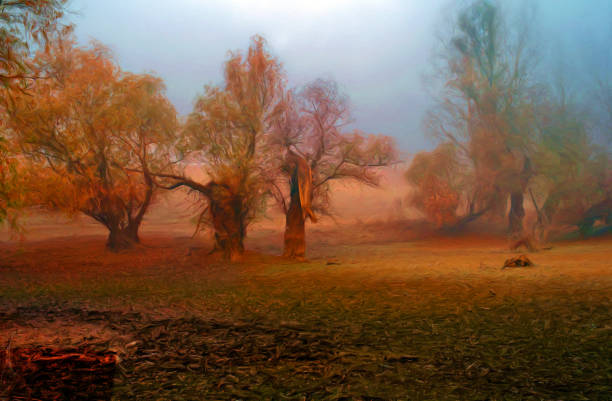 istock Oil landscape painting 1269092216