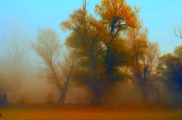 istock Oil landscape painting 1269092445