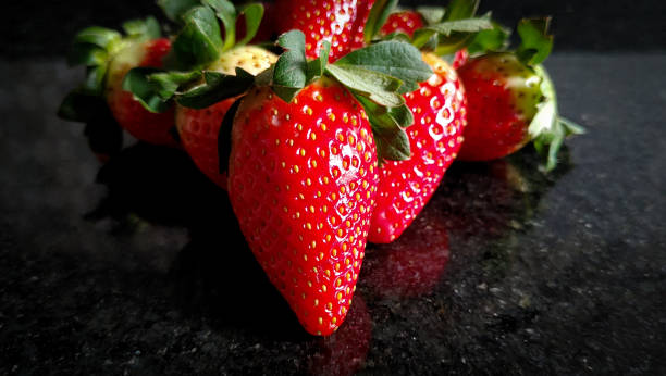 istock Delicious fresh strawberries from the organic fair. 1269095271