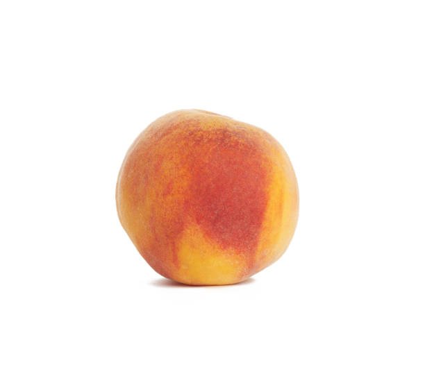 istock whole ripe red peach isolated on a white background 1269103790