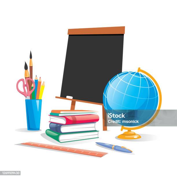 Learning Objects Images Learning Items Stock Illustration - Download Image Now - Education ...