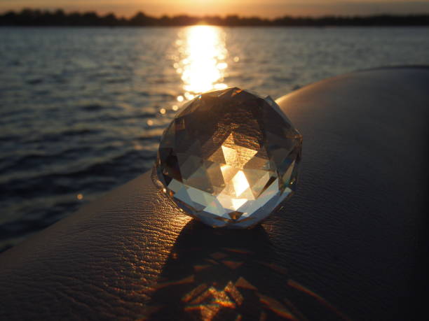 istock Faceted Crystal in Lake Sunset 1269114039